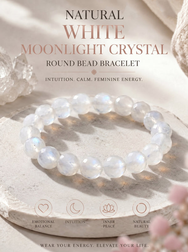 White Moonstone: The Intuitive Anchor | Emotional Balance & Mental Clarity