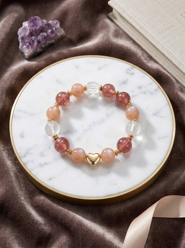 Scorpio Imperial Phoenix Wealth Crystal Bracelet | Skeletal Quartz Wealth Talisman