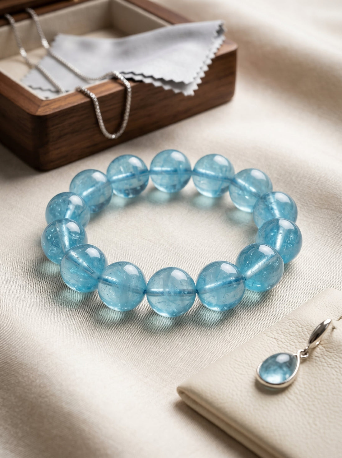 Natural Aquamarine Bracelet: The Hexagonal High-Capacity Cognitive Filtration Network and High-Frequency Emotional Formatting Artifact for Deep-Water Standoff Periods