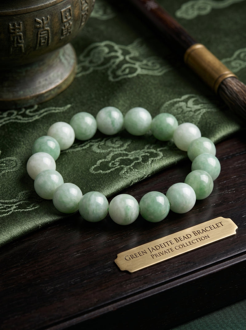 Natural Xiuyan Jade Bracelet: The Monoclinic Interlocking Fibrous Polycrystalline Invisible Energy Grid and High-Frequency Negative Entropy Devouring Superconducting Artifact for Architectural Restructuring Periods