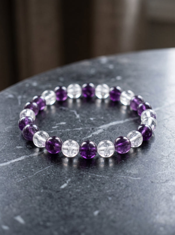 Amethyst & White Crystal: Quiet the Hyperactive Mind and Restore Deep, Restorative Sleep Layouts (2026)