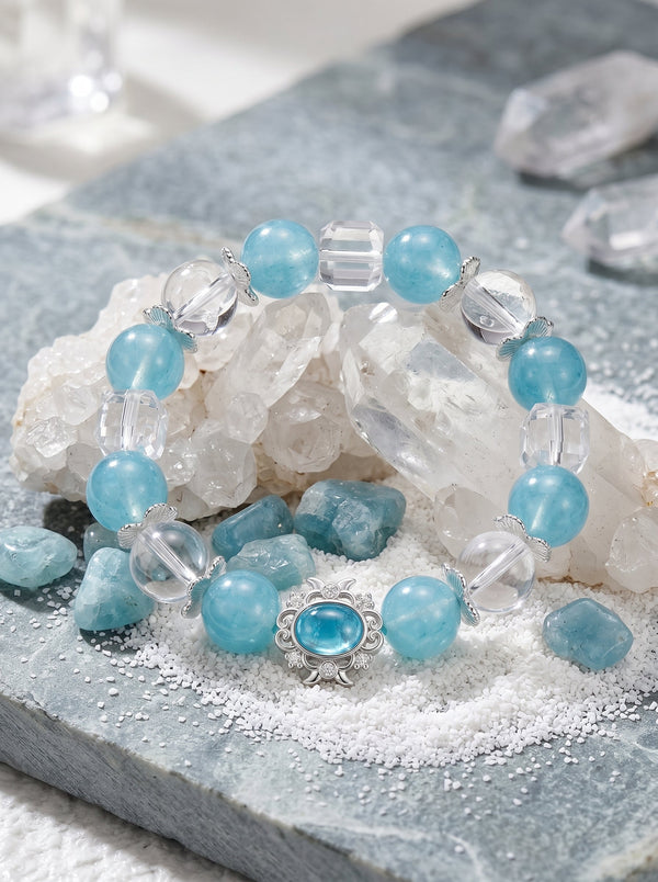 Cancer Lunar Veil Crystal Bracelet | Moonstone Protection Shield