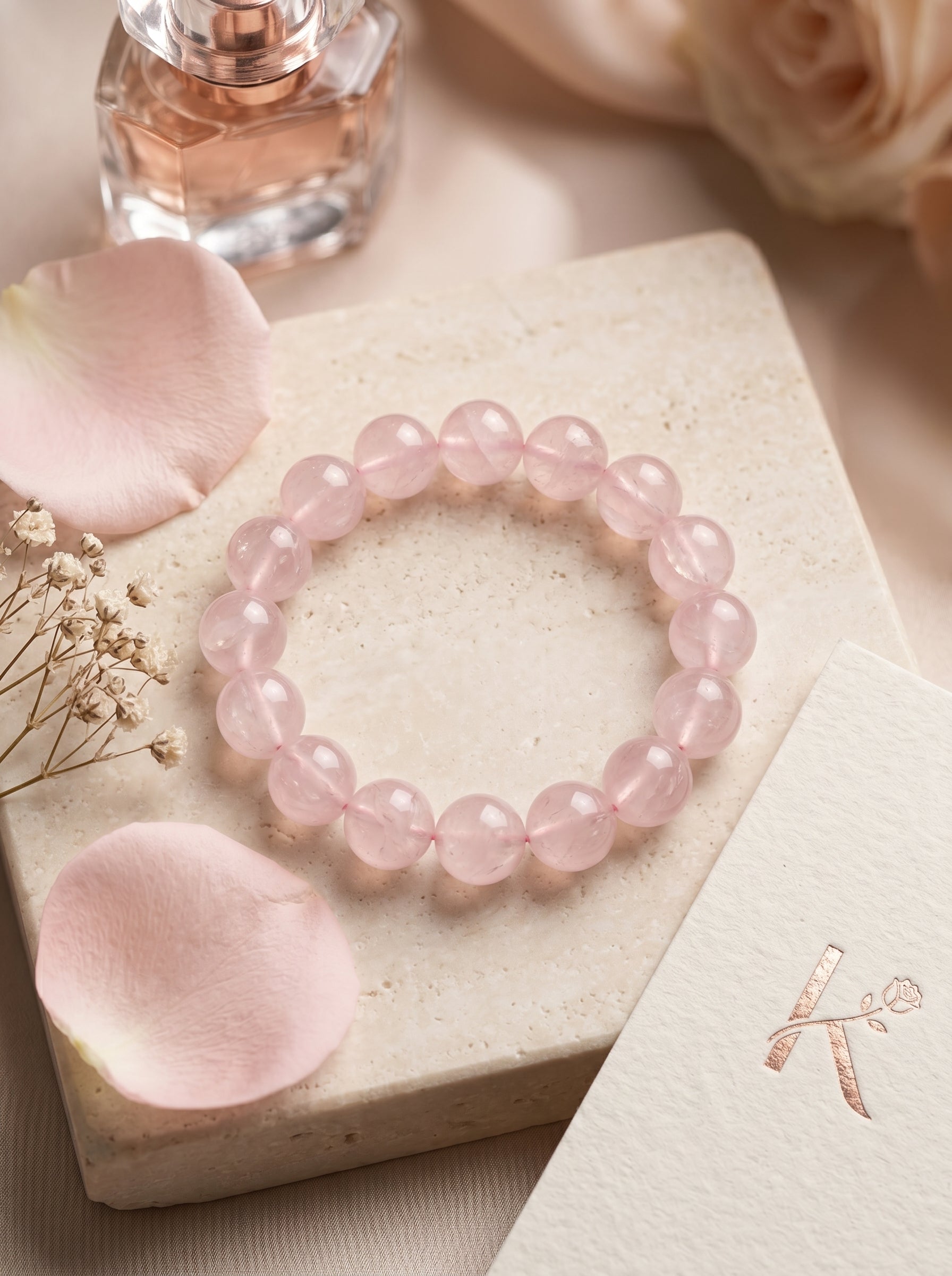 Natural Madagascar Rose Quartz Bracelet: Emotional Fracture Grouting Modules and the Sovereign Artifact to Repair Empathy Drain