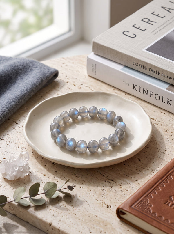 Grey Moonstone: The Burnout Shield | Deep Calming & Energy Restoration