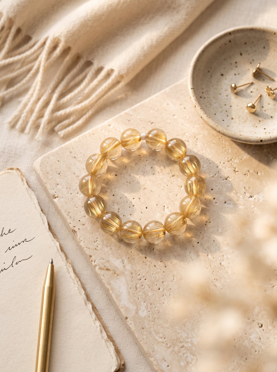 Citrine Bracelet: Divine Wealth & Abundance Manifestation Crystals