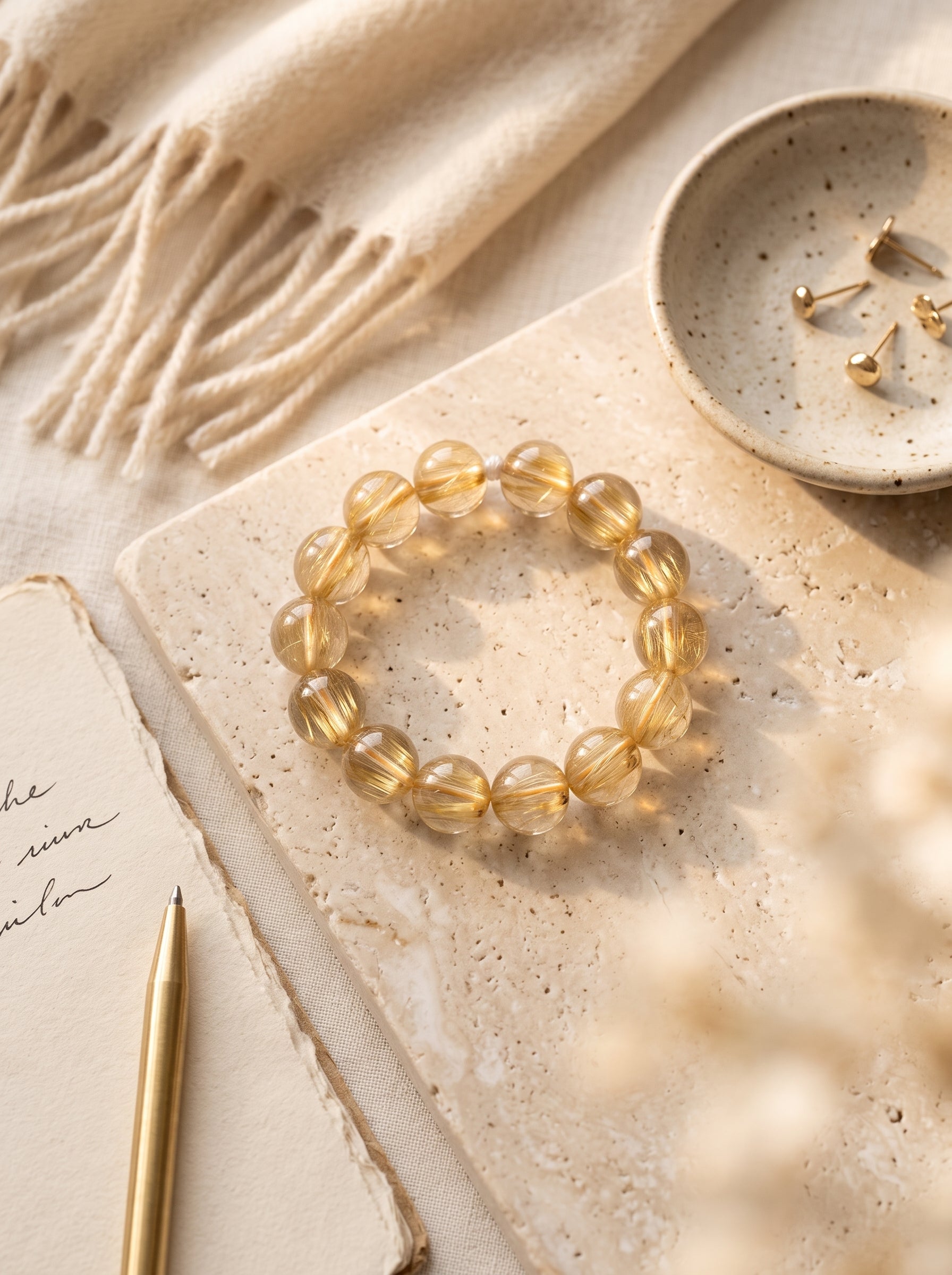 Citrine Bracelet: Divine Wealth & Abundance Manifestation Crystals