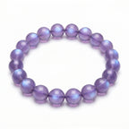 Authentic Amethyst Bracelet with Moonlight Glow | The "Stone of Spirituality" | Unique Healing Crystal Jewelry