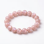 Premium Peach Moonstone Beaded Bracelet | Hand-Polished Natural Gemstone Jewelry for Inner Peace & Grace
