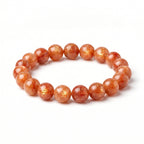 Premium Sunstone Beaded Bracelet | Hand-Polished Natural Gemstone Jewelry for Energy & Confidence