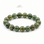 Premium Green Tourmaline Beaded Bracelet | Hand-Polished Natural Gemstone Jewelry for Harmony & Growth