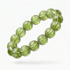 Authentic Prehnite Crystal Bracelet | The "Stone of Prophecy" | Unique Healing Gemstone Jewelry