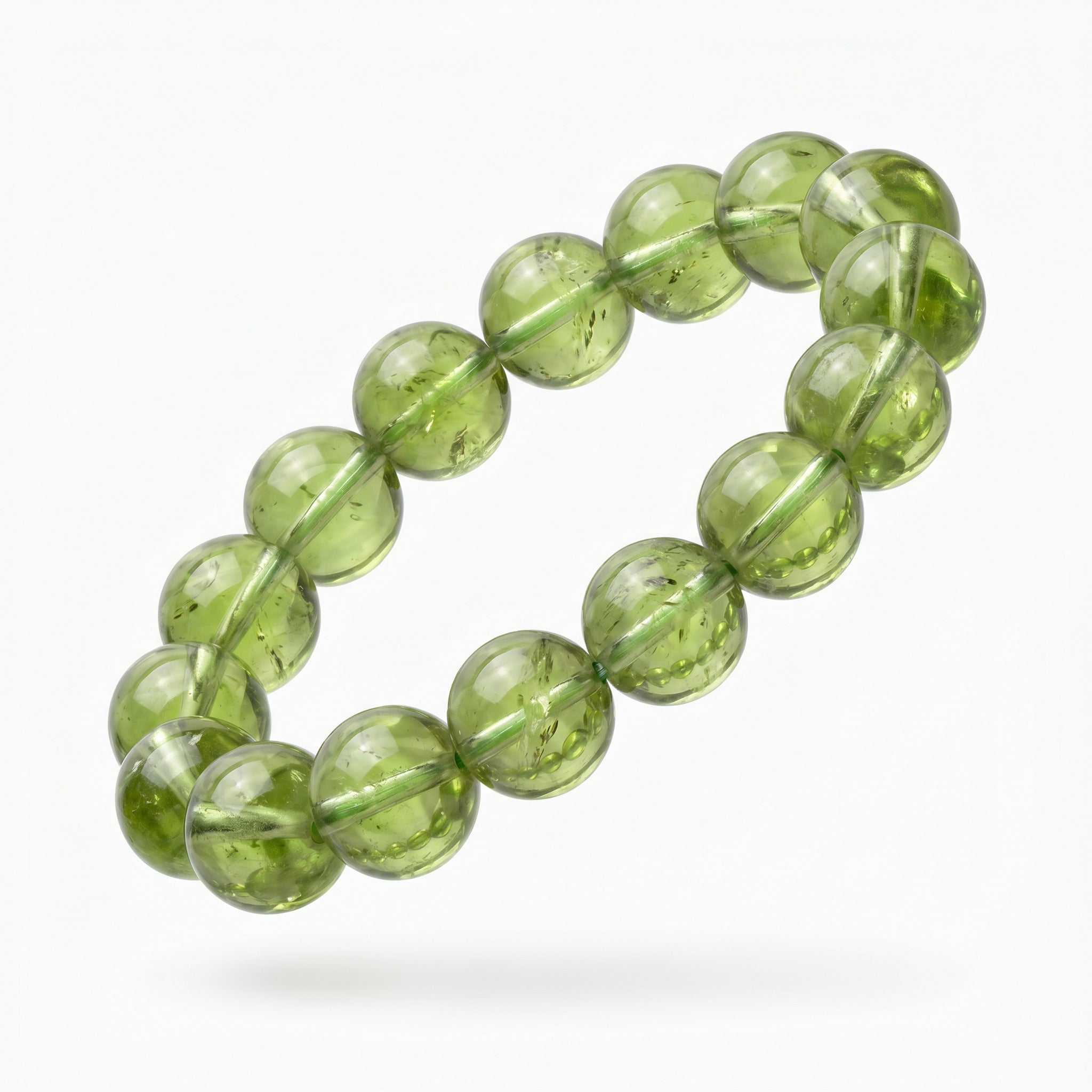 Authentic Prehnite Crystal Bracelet | The "Stone of Prophecy" | Unique Healing Gemstone Jewelry