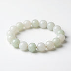 Luxury Xinjiang Hetian Jade Beaded Bracelet | Hand-Polished Natural Nephrite Jade Jewelry for Elegant Style