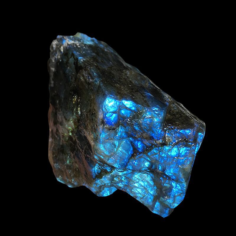 The Cosmic Aura | Flashing Raw Labradorite Magic Stone