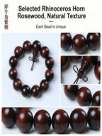 Ultra-Dense Rhinoceros Horn Sandalwood Bracelet | SUBVIBE