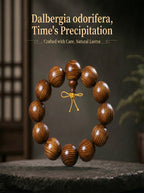 Large-Leaf Yellow Rosewood Luxury Bead Bracelet | SUBVIBE