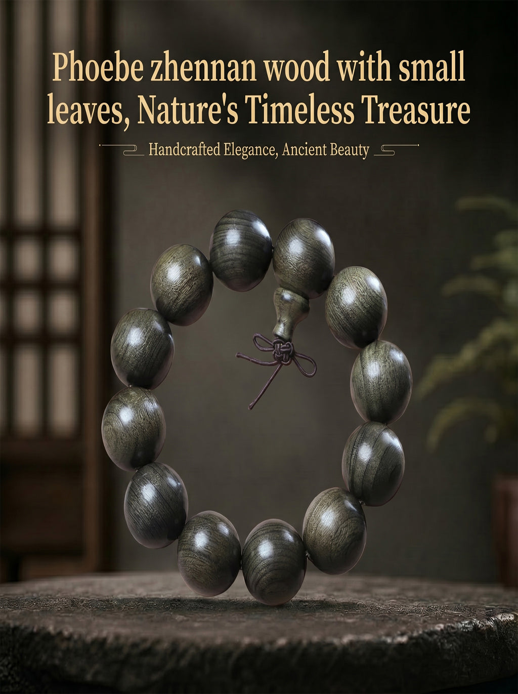 Ancient Bogwood Men's Bracelet 'The Primordial Core' | SUBVIBE