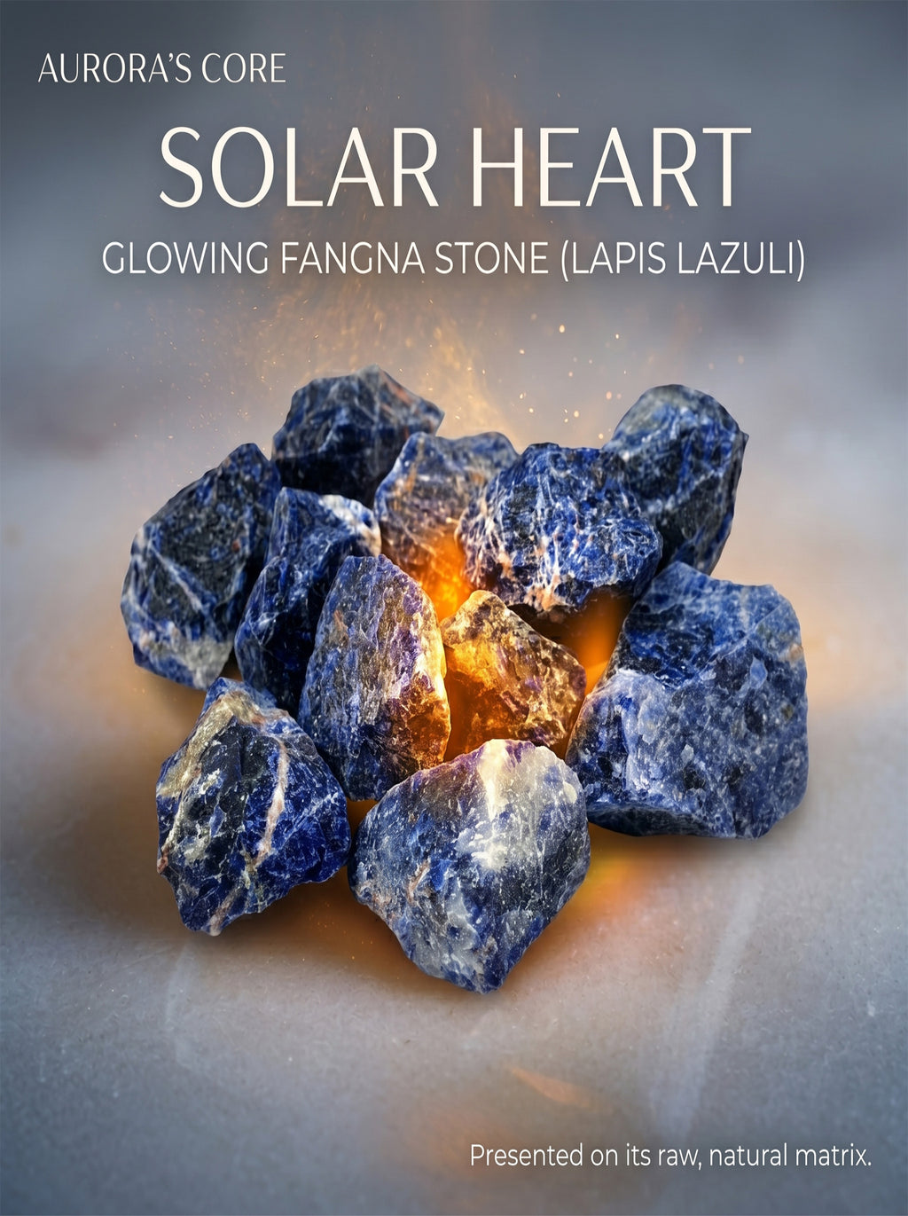 The Blueprint Architect | Dark Luxe Raw Sodalite Logic Stone