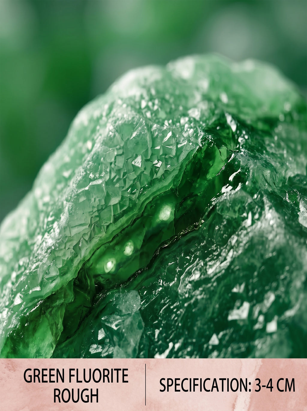 The Deep Focus | Raw Green Fluorite Mental Clarity Crystal
