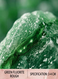 The Deep Focus | Raw Green Fluorite Mental Clarity Crystal