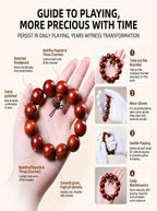 Exotic Cat's Eye Chatoyant Sandalwood Bracelet | SUBVIBE