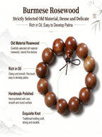 Burmese Rosewood Fragrant Bracelet 'The Sunset Healing' | SUBVIBE