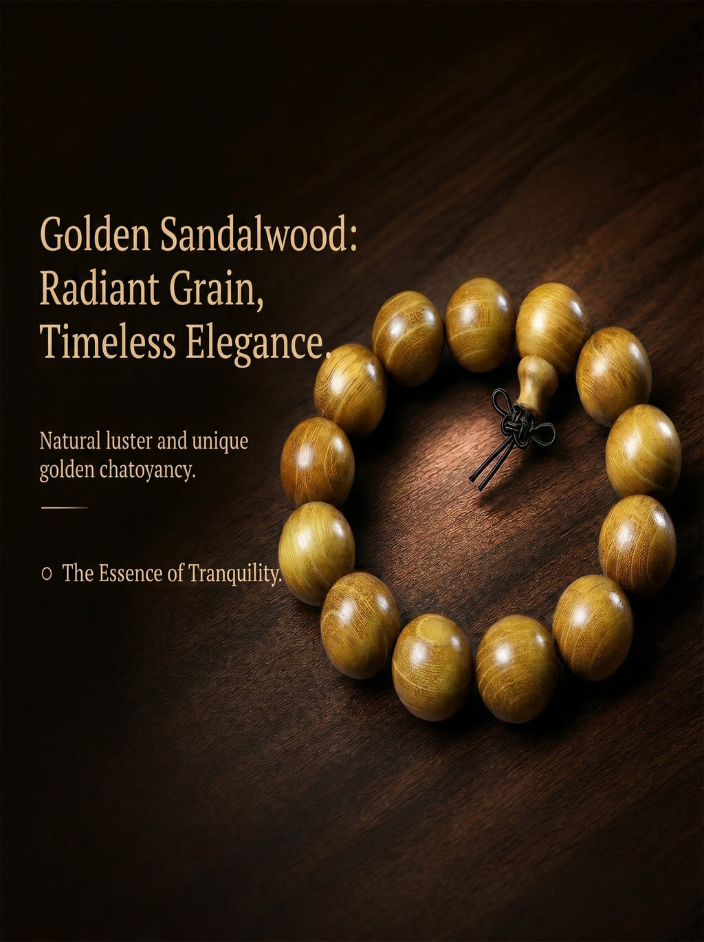 Exotic Goldenwood Bocote Bracelet 'The Sun Alchemist' | SUBVIBE