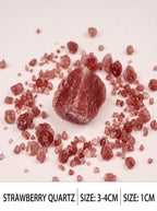 The Passion Ignite | Rare Raw Strawberry Quartz Crystal
