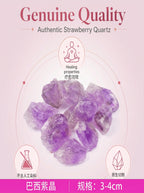The Higher Heart | Raw Brazilian Light Amethyst Cluster