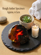The Solar Time Capsule | Rare Raw Amber Subfossil Stone