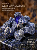 The Blueprint Architect | Dark Luxe Raw Sodalite Logic Stone