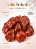 The Crimson Core | Raw Southern Red Agate Talisman