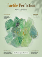 The Deep Focus | Raw Green Fluorite Mental Clarity Crystal