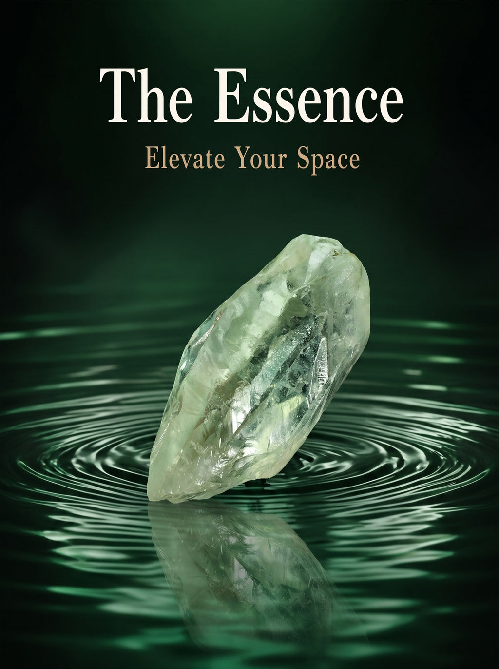 The Abundance Vortex | Rare Raw Green Quartz Specimen