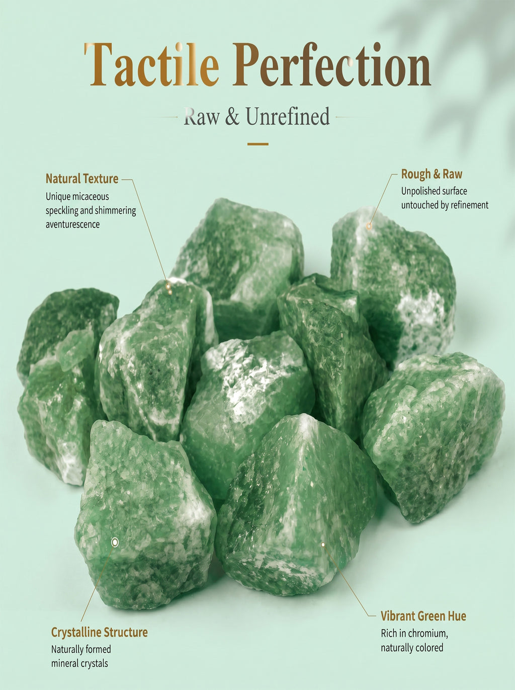 The Gambler's Luck | Raw Green Aventurine Venture Stone