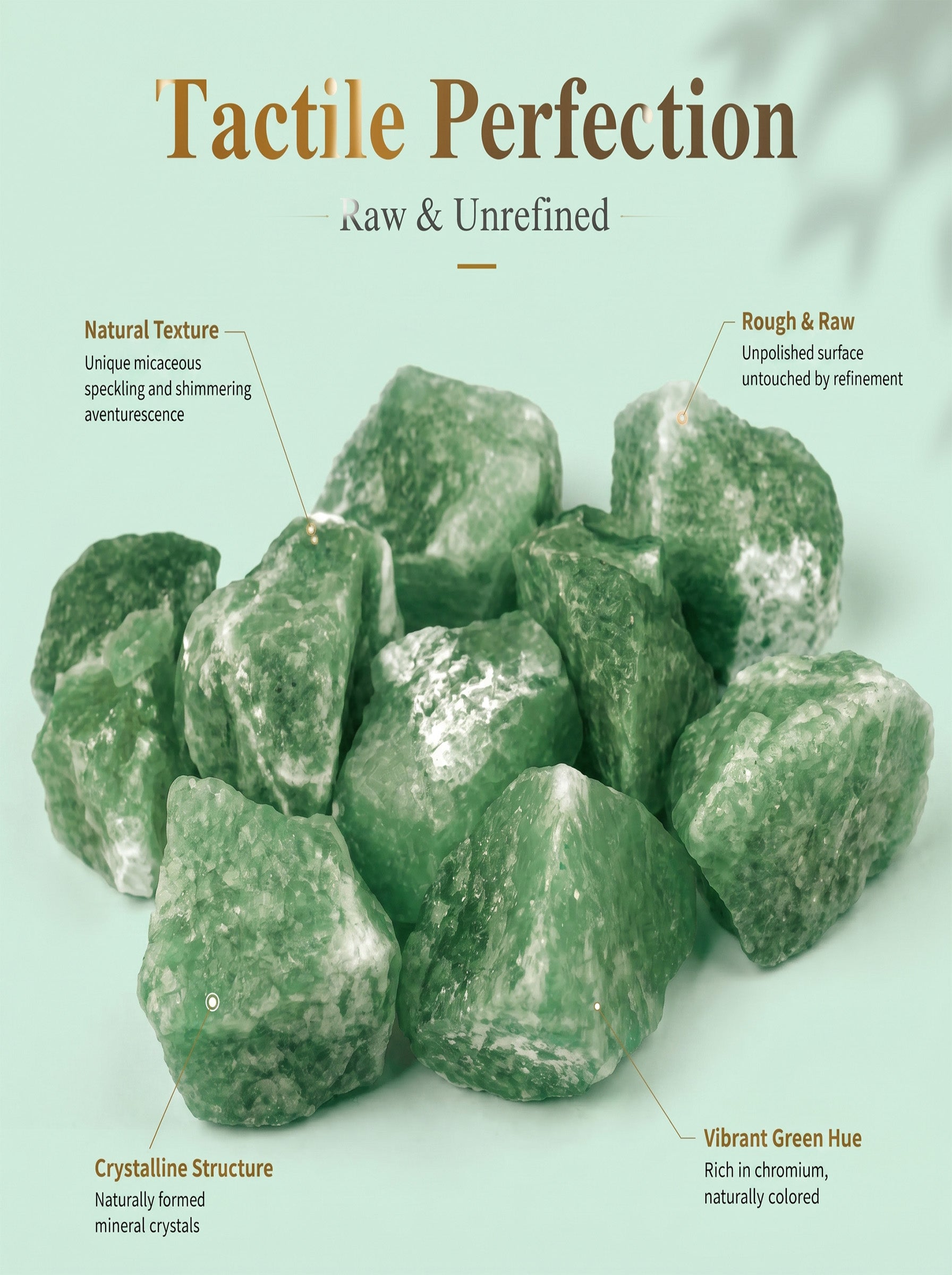 The Gambler's Luck | Raw Green Aventurine Venture Stone