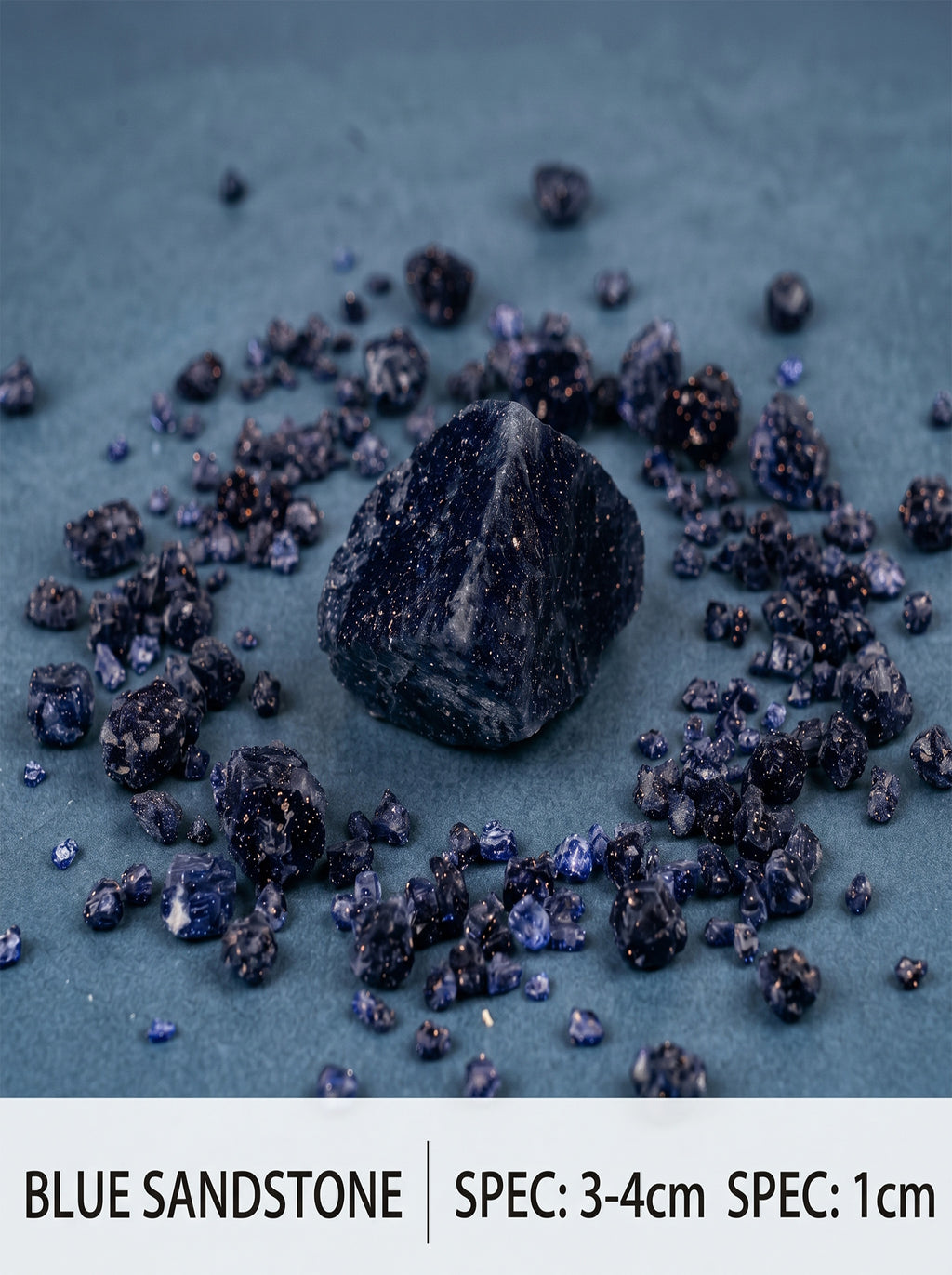 The Stardust Ambition | Raw Blue Sandstone Universe Crystal