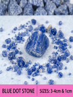 The Peak Oracle | Raw K2 Blue Dot Jasper Stone