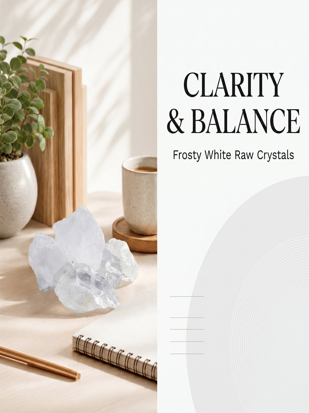 The Cosmic Fog | Cloudy White Quartz Raw Crystal