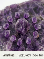 Raw Amethyst Crystal 'The Third Eye Oracle' |Untreated Healing Stone for Meditation, Reiki & Home Decor