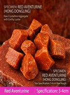 The Catalyst | Raw Red Aventurine Kinetic Vitality Stone