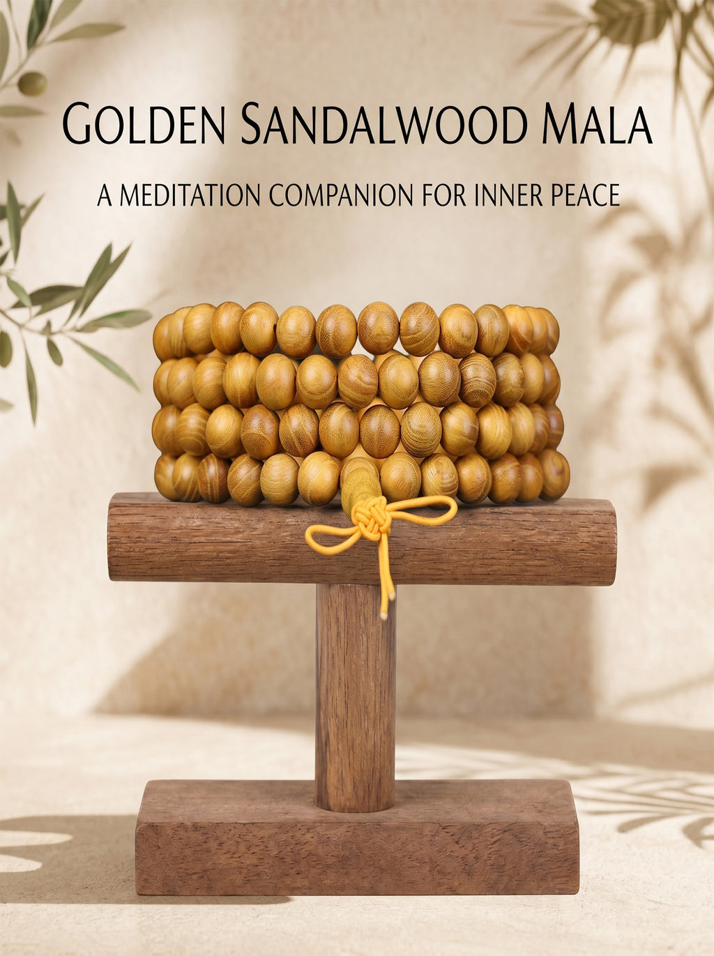 Exotic Goldenwood Bocote 108 Mala Beads | SUBVIBE