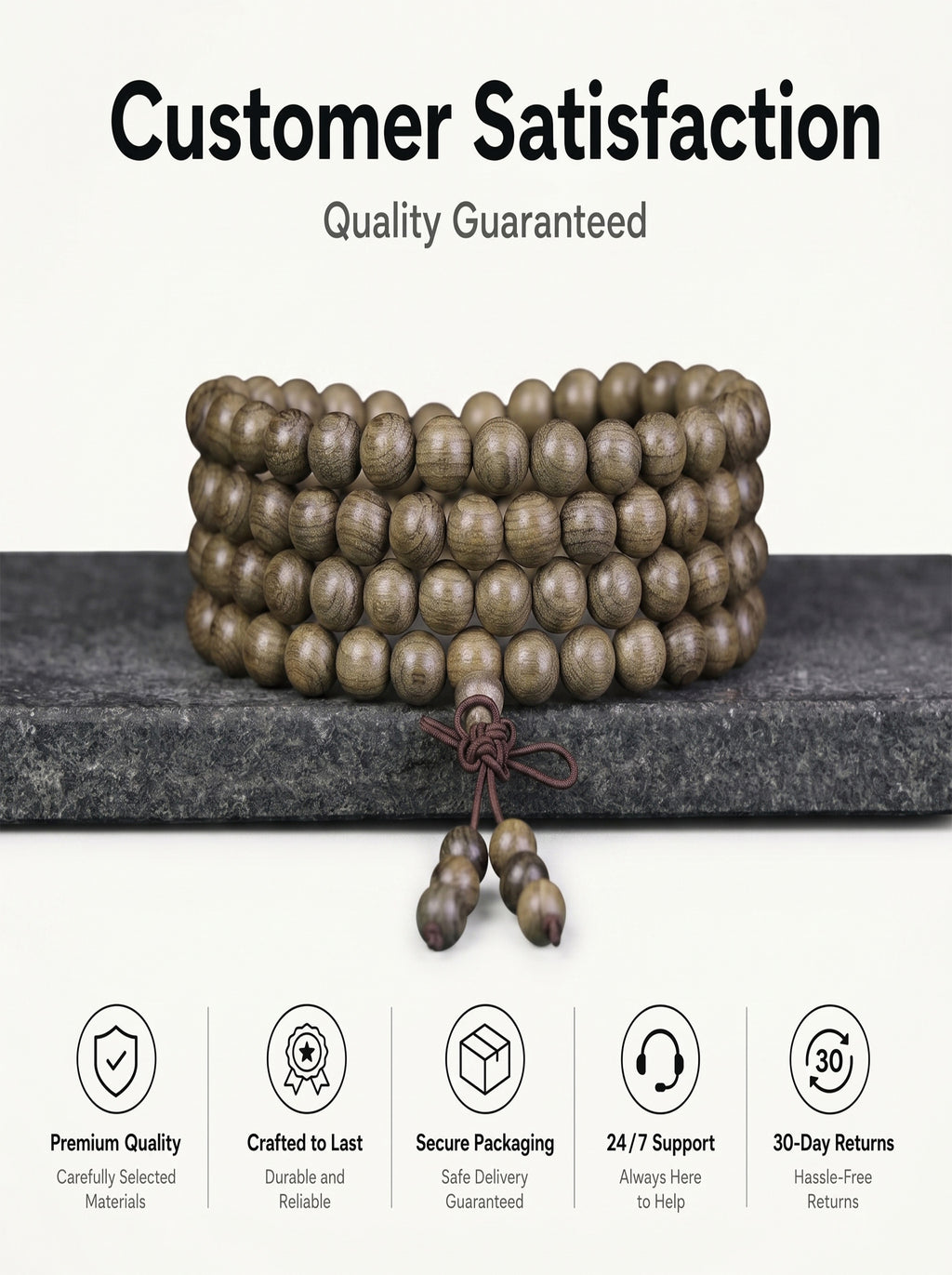108 Mala Beads 'The Millennium Anchor' | SUBVIBE