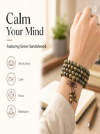Natural Fragrant Green Sandalwood 108 Mala | SUBVIBE