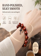 Exotic Cat's Eye Chatoyant Sandalwood Bracelet | SUBVIBE