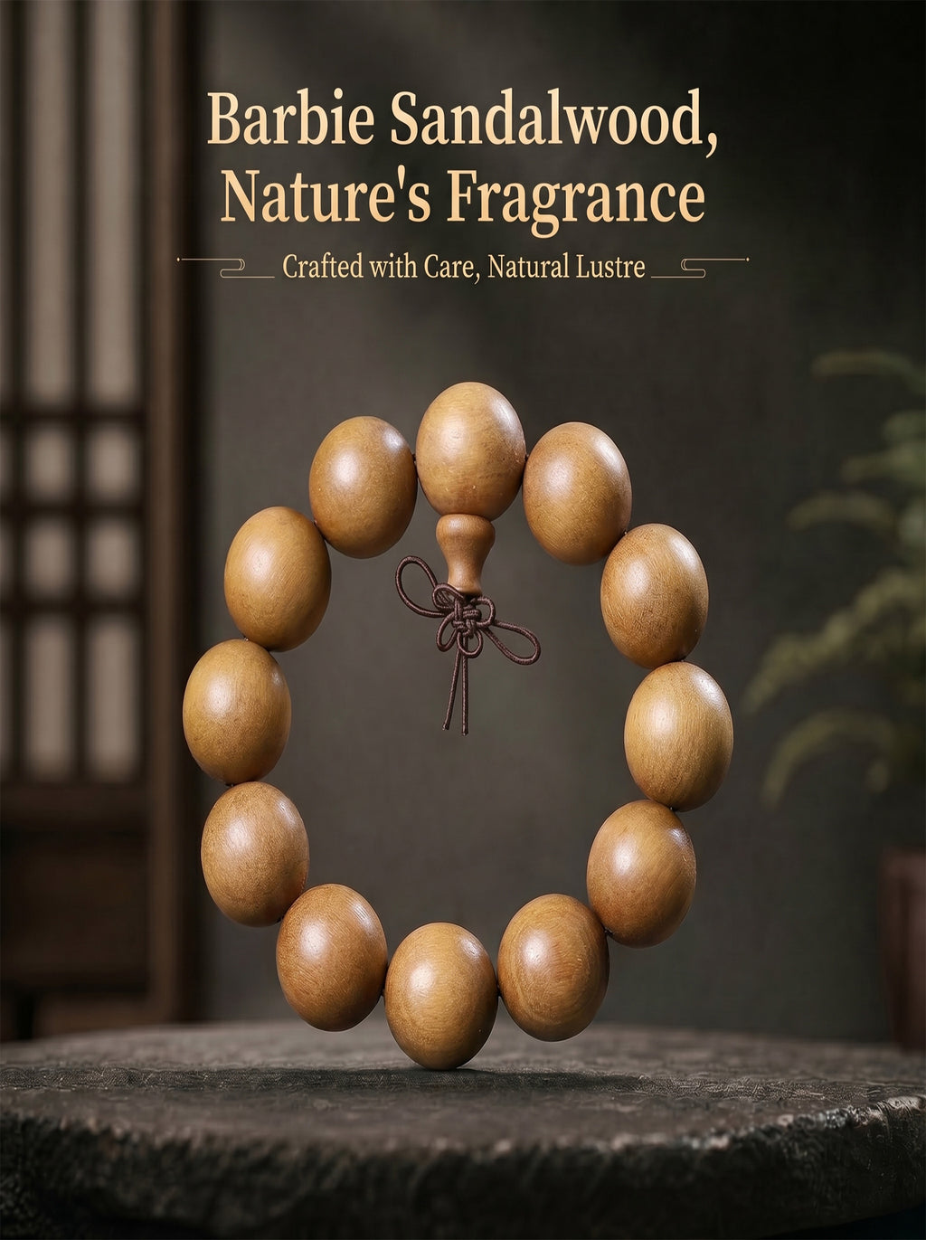 Barbi Sandalwood Fragrant Men's Bracelet | SUBVIBE