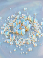 The Ethereal Veil | Shimmering Raw Common Opal Crystal