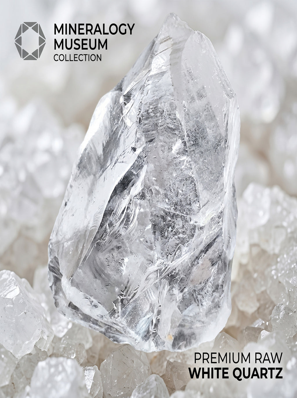 The Matrix Reset | Supreme Raw Clear Quartz Crystal Cluster