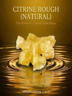 The Cash Flow Magnet | Raw Citrine Wealth Merchant Crystal