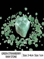 The Serene Meadow | Raw Green Strawberry Quartz Gemstone